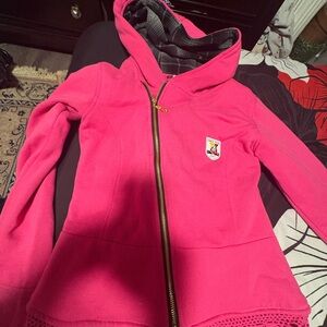 Cozy Pink Kids Hoodie with Emblem